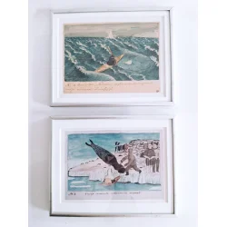 Fire gr�nlandske illustrationer af Aron fra Kangeq