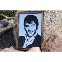 Idol spejl med Elvis