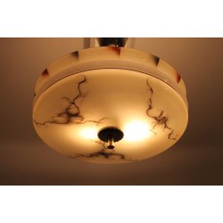 Art Deco glas pendel