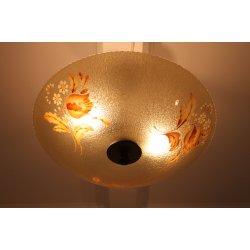 RESERVERET Art Deco glas pendel