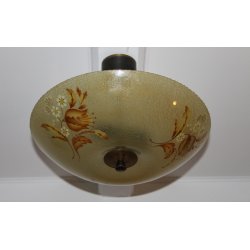 RESERVERET Art Deco glas pendel