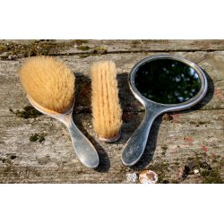 Antik toilet st i slv og skildpaddeskjold