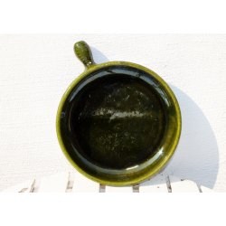 Keramik fad med hank