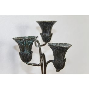 Art Nouveau bronze lysestage