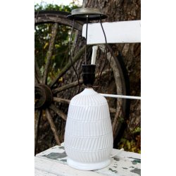 Budde Lund / L.Hjorth keramik bordlampe