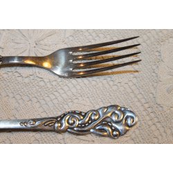 Gaffel og ske i slvplet