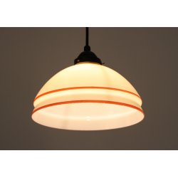 Art Deco glas pendel