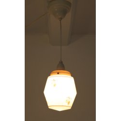 Art Deco glas pendel