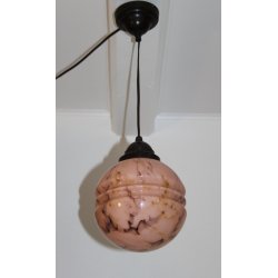 Art Deco glas pendel