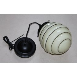 Art Deco glas pendel