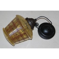 Art Deco glas pendel