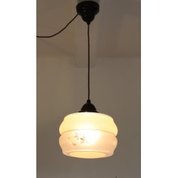 Art Deco glas pendel