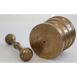 Apoteker morter i bronze