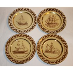 Gamle danske skibe platter