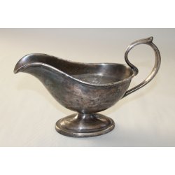 Gammel sovsesk�l i s�lvplet