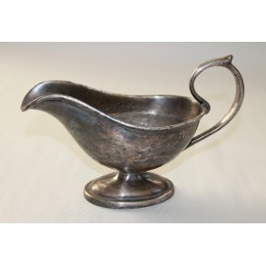 Gammel sovseskl i slvplet