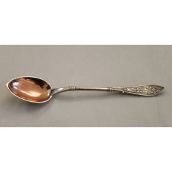 Teskeer i forgyldt slv