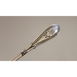 Teskeer i forgyldt slv