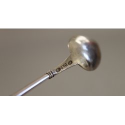 Teskeer i forgyldt slv