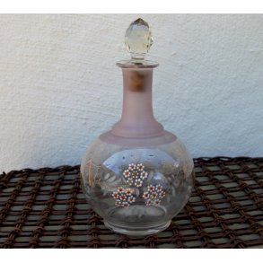 Emaljedekoreret karaffel