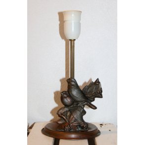 Bordlampe med fugle