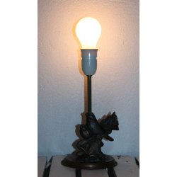 Bordlampe med fugle