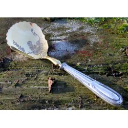 Russisk serveringsst i forgyldt slv