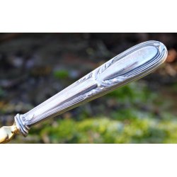 Russisk serveringsst i forgyldt slv