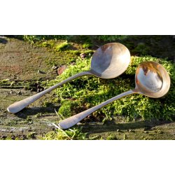 Gense bestik i messing