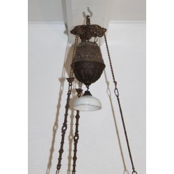 Antik petroleumslampe