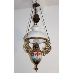 Antik petroleumslampe