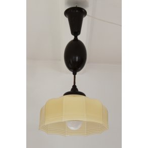 Art Deco glas pendel