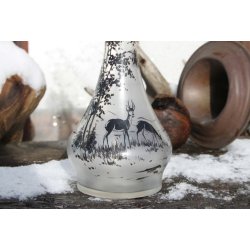 Hndmalet glas karaffel