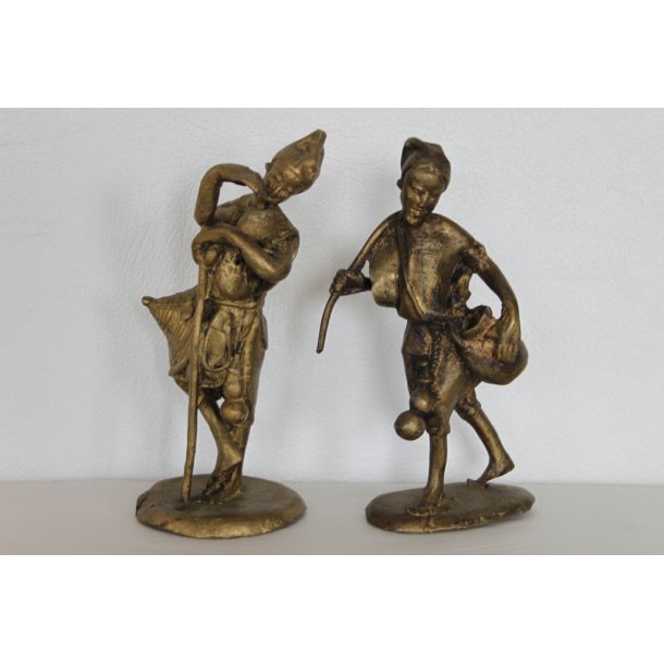 Orientalsk bronze figurer