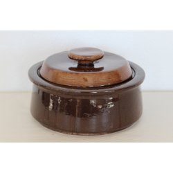 Keramik krukke med lg