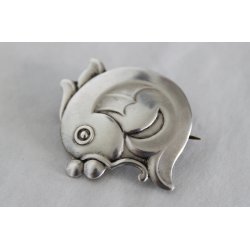 Sknvirke broche i slv