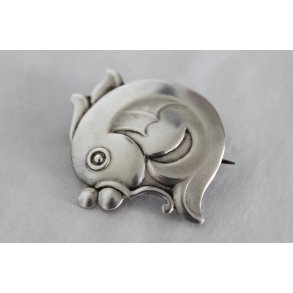 Sknvirke broche i slv