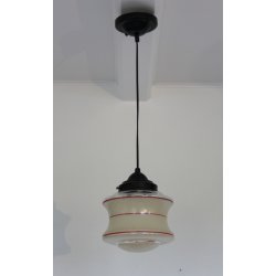 Art Deco glas pendler