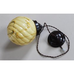 Art Deco glas pendel