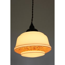 Art Deco glas pendel