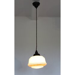 Art Deco glas pendel