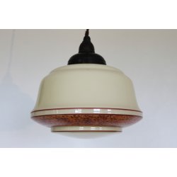 Art Deco glas pendel