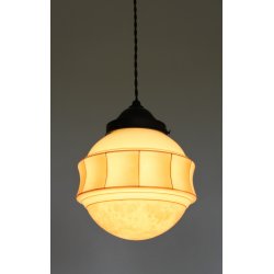 Art Deco glas pendel