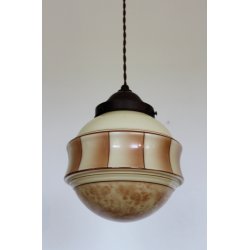 Art Deco glas pendel