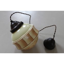 Art Deco glas pendel