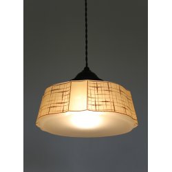 Art Deco glas pendel