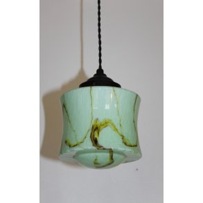 Art Deco glas pendler