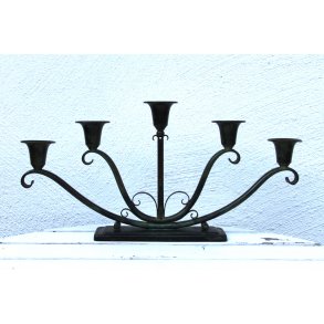 Art Deco bronze lysestage