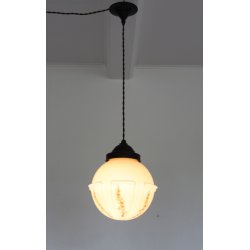 Art Deco glas pendel