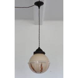 Art Deco glas pendel